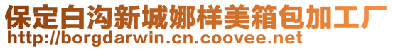 保定白溝新城娜樣美箱包加工廠