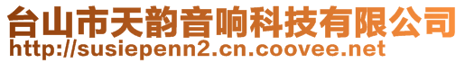 臺(tái)山市天韻音響科技有限公司