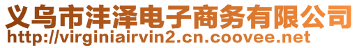 義烏市灃澤電子商務(wù)有限公司