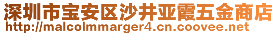 深圳市寶安區(qū)沙井亞霞五金商店