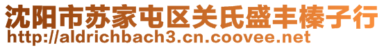 沈阳市苏家屯区关氏盛丰榛子行