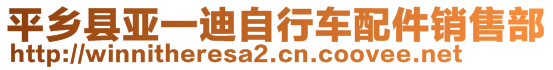 平鄉(xiāng)縣亞一迪自行車配件銷售部