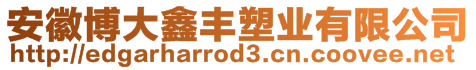 安徽博大鑫豐塑業(yè)有限公司