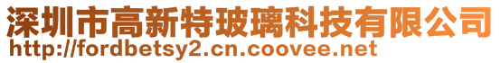 深圳市高新特玻璃科技有限公司