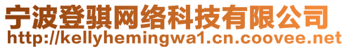 寧波登騏網(wǎng)絡(luò)科技有限公司