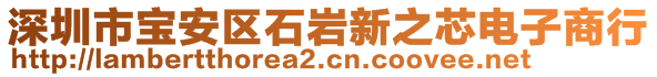 深圳市寶安區(qū)石巖新之芯電子商行