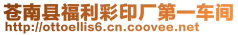 蒼南縣福利彩印廠第一車間