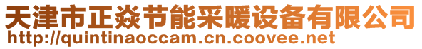 天津市正焱节能采暖设备有限公司