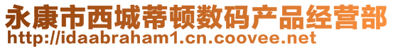 永康市西城蒂頓數碼產品經營部