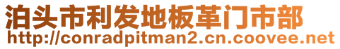 泊頭市利發(fā)地板革門(mén)市部