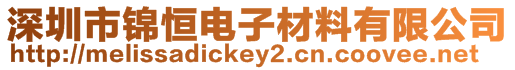 深圳市錦恒電子材料有限公司