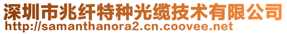 深圳市兆纖特種光纜技術(shù)有限公司