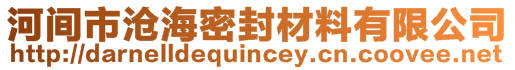 河间市沧海密封材料有限公司