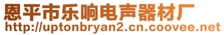 恩平市樂(lè)響電聲器材廠