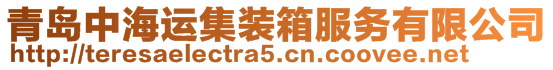 青島中海運集裝箱服務有限公司