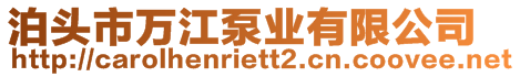 泊頭市萬(wàn)江泵業(yè)有限公司