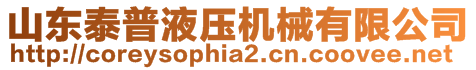 山東泰普液壓機(jī)械有限公司