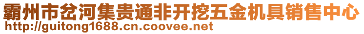 霸州市岔河集貴通非開挖五金機(jī)具銷售中心