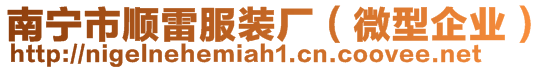 南寧市順雷服裝廠(微型企業(yè))