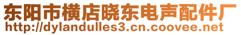 東陽市橫店曉東電聲配件廠