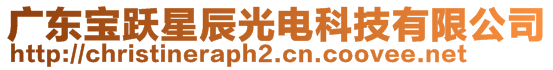 廣東寶躍星辰光電科技有限公司