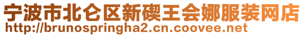 寧波市北侖區新碶王會娜服裝網店