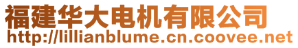 福建華大電機有限公司