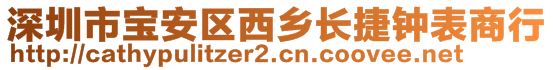 深圳市寶安區(qū)西鄉(xiāng)長捷鐘表商行