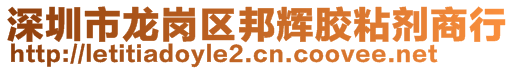 深圳市龍崗區邦輝膠粘劑商行
