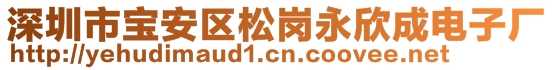 深圳市宝安区松岗永欣成电子厂