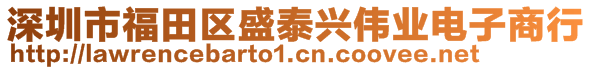 深圳市福田區盛泰興偉業電子商行