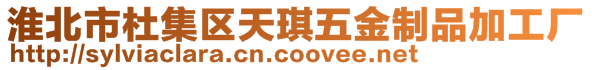 淮北市杜集區(qū)天琪五金制品加工廠