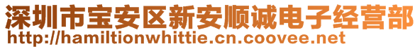 深圳市宝安区新安顺诚电子经营部