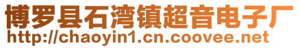 博羅縣石灣鎮(zhèn)超音電子廠