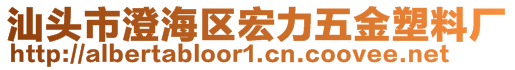 汕頭市澄海區(qū)宏力五金塑料廠