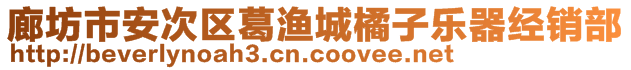 廊坊市安次區(qū)葛漁城橘子樂器經(jīng)銷部