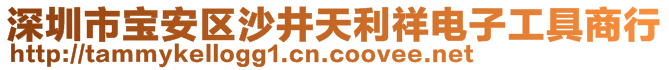 深圳市寶安區(qū)沙井天利祥電子工具商行