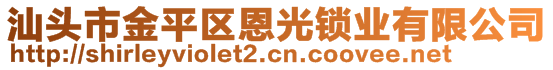 汕头市金平区恩光锁业有限公司