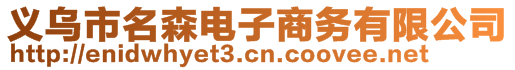 義烏市名森電子商務有限公司