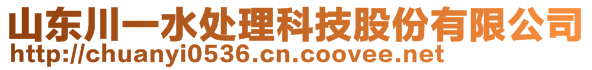 山東川一水處理科技股份有限公司