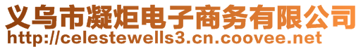 义乌市凝炬电子商务有限公司