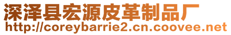 深澤縣宏源皮革制品廠