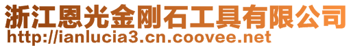 浙江恩光金剛石工具有限公司