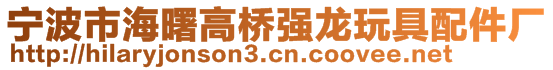 寧波市海曙高橋強(qiáng)龍玩具配件廠