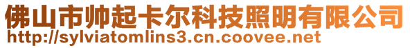 佛山市帥起卡爾科技照明有限公司