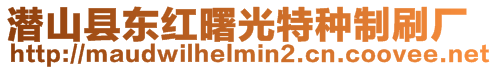 潛山縣東紅曙光特種制刷廠