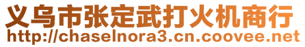 義烏市張定武打火機(jī)商行