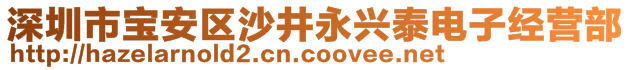 深圳市寶安區(qū)沙井永興泰電子經(jīng)營部