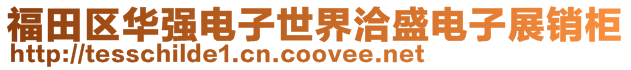 福田區(qū)華強(qiáng)電子世界洽盛電子展銷柜