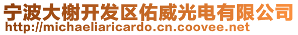 寧波大榭開發(fā)區(qū)佑威光電有限公司